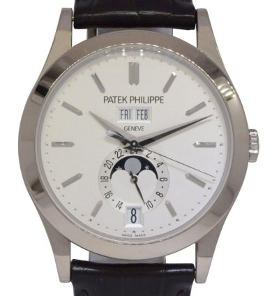 Patek Philippe Annual Calendar 5396 18k White Gold Annual Calendar Watch Box Papers 5396g