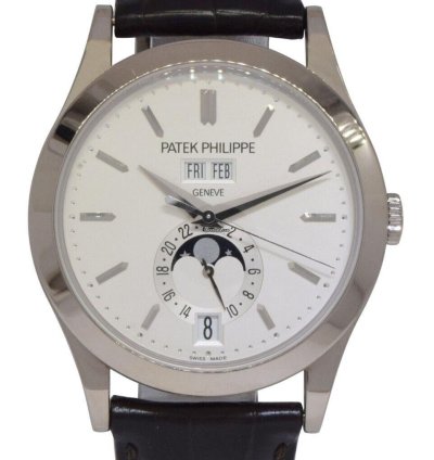 Patek Philippe Annual Calendar 5396 18k White Gold Annual Calendar Watch Box Papers 5396g