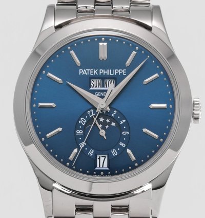Patek Philippe Annual Calendar 5396 1g Blue Dial 18k White Gold Bracelet