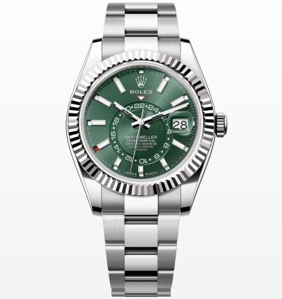 Rolex Sky-dweller Green Dial Unworn