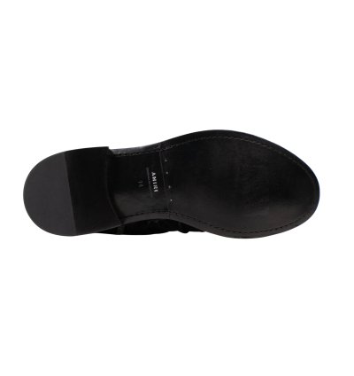 Black Suede Stack Boot Ankle Boots Shoes Size 14