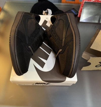 Ds Travis Scott Velvet Brown Air Jordan 1 Low Og Sp