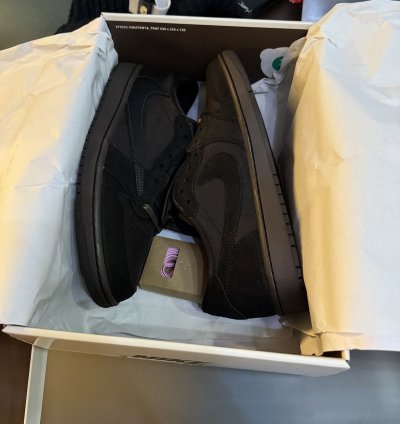 Ds Travis Scott Velvet Brown Air Jordan 1 Low Og Sp