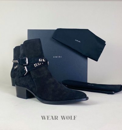 Black Week Amiri Suede Studded Boots Joseph