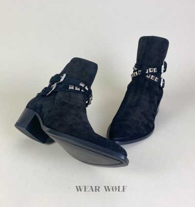 Black Week Amiri Suede Studded Boots Joseph