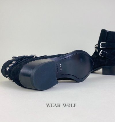 Black Week Amiri Suede Studded Boots Joseph