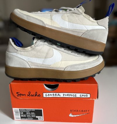 General Purpose Shoe Tom Sachs Cream - Sz 12w 10 5m