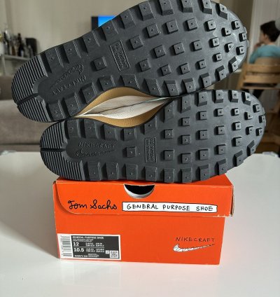 General Purpose Shoe Tom Sachs Cream - Sz 12w 10 5m