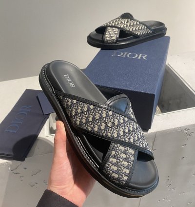 Black Week Dior Aqua Sandal Oblique Jacquard