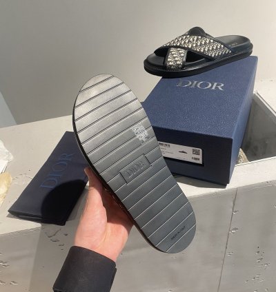 Black Week Dior Aqua Sandal Oblique Jacquard