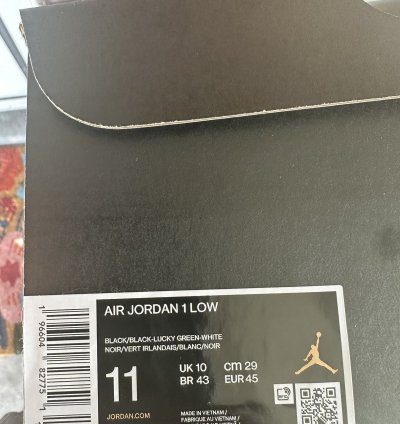 Jordan 1 Low Lucky Green