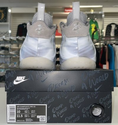 Air Foamposite One Qs Dream World - Tech Grey - Worn