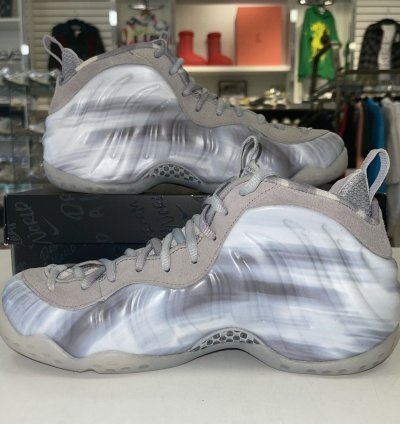 Air Foamposite One Qs Dream World - Tech Grey - Worn