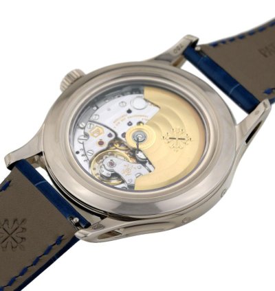 Patek Philippe Annual Calendar Blue Dial Ref 5205g