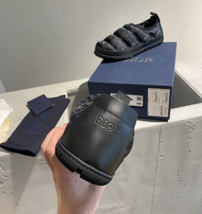 Black Week Dior Oblique Nylon Slipper