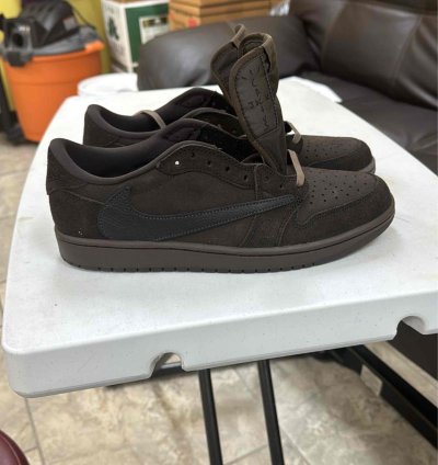 Jordan 1 Retro Low Og Sp Travis Scott Velvet Brown