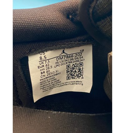 Jordan 1 Retro Low Og Sp Travis Scott Velvet Brown M8 5 W10