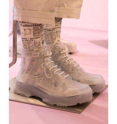 Bnib Ss20 Clear Translucent Transparent Boots