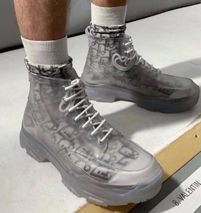 Bnib Ss20 Clear Translucent Transparent Boots