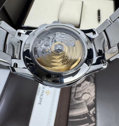 Patek Philippe Annual Calendar Chronograph 2023 Mint Green Dial Steel On Bracelet Annual Calendar Complications