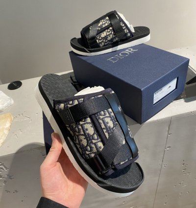 Bnwt Dior Alpha Slide Oblique Jacquard