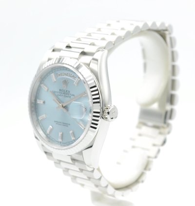 Rolex Day-date 128236 Ice Blue Diamond Unworn Nl