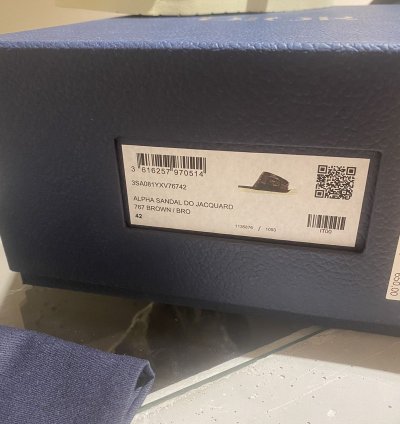 Bnwt Dior Alpha Slides Oblique Brown