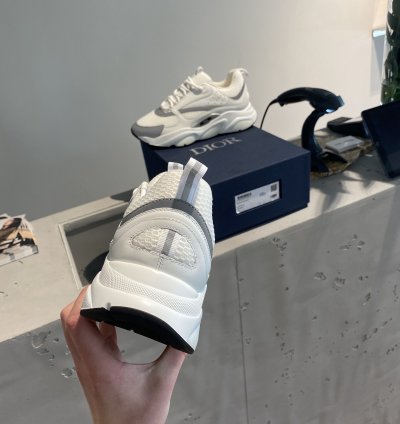 Bnwt Dior B22 Reflective White
