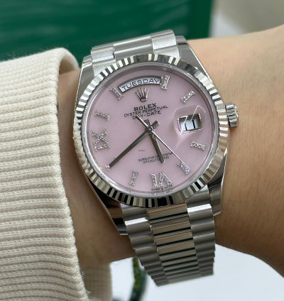 Rolex Day-date 128236 Pink Roman
