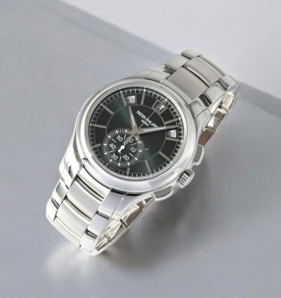 Patek Philippe Annual Calendar Chronograph 5905 1a-001 Automatic Steel Good