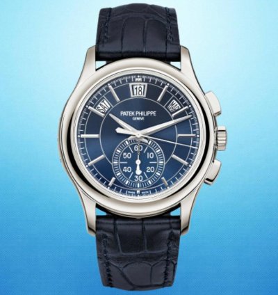 Patek Philippe Annual Calendar Chronograph 5905p Blue Annual Calendar Chronograph