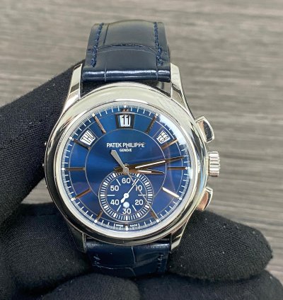 Patek Philippe Annual Calendar Chronograph 5905p Blue Annual Calendar Chronograph