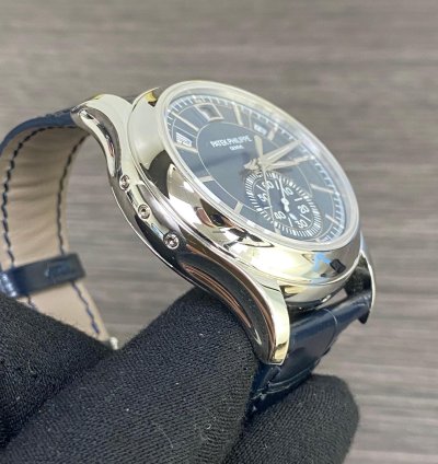 Patek Philippe Annual Calendar Chronograph 5905p Blue Annual Calendar Chronograph