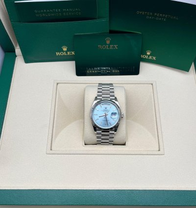 Rolex Day-date 128236a Ice Blue