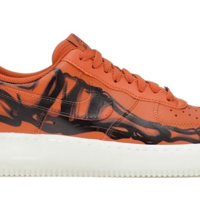 Air Force 1 Low Orange Skeleton Halloween 2020
