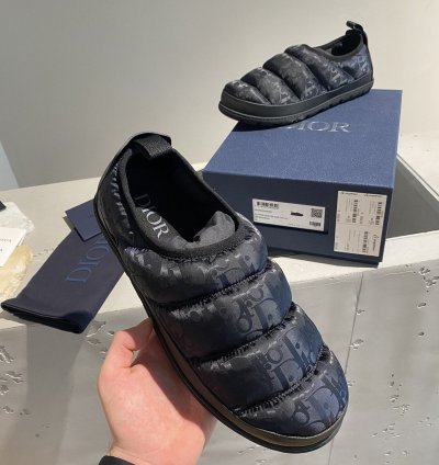 Bnwt Dior Oblique Nylon Slipper