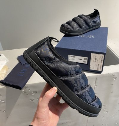 Bnwt Dior Oblique Nylon Slipper