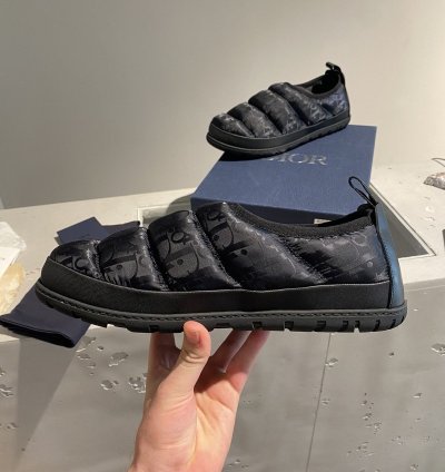 Bnwt Dior Oblique Nylon Slipper