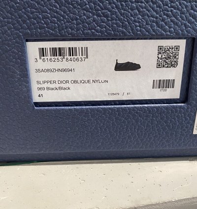 Bnwt Dior Oblique Nylon Slipper