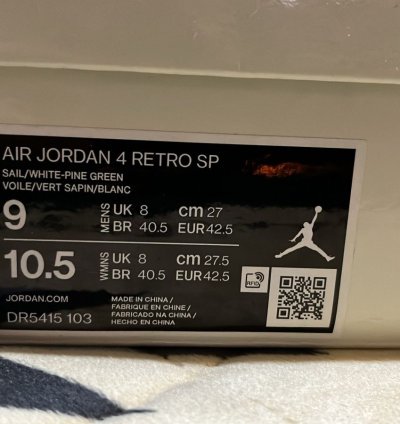 Jordan 4 Sb Pine Green