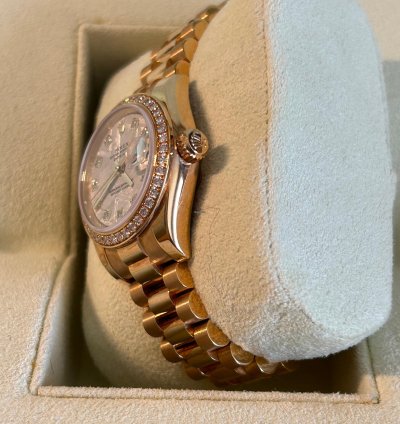 Rolex 17913885ib8313 Gold Meteorite With Diamonds