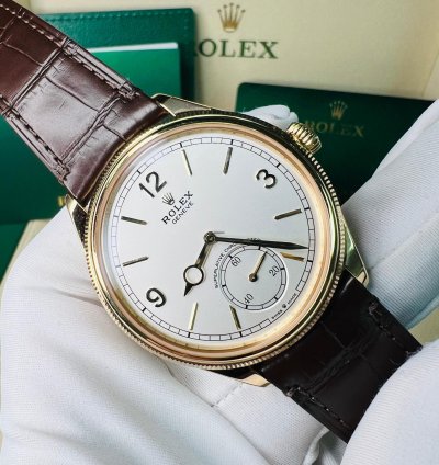 Rolex 1908 2025 New 1908 Yellow Gold White Dial
