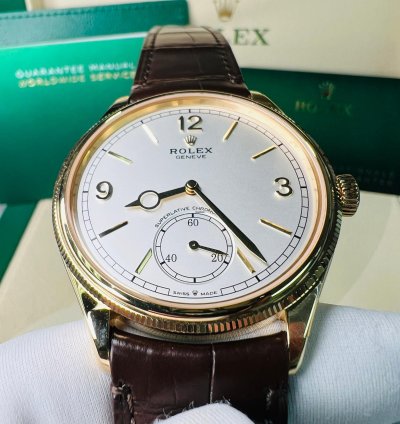 Rolex 1908 2025 New 1908 Yellow Gold White Dial