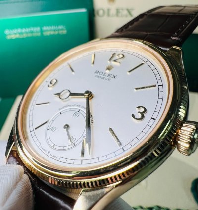 Rolex 1908 2025 New 1908 Yellow Gold White Dial