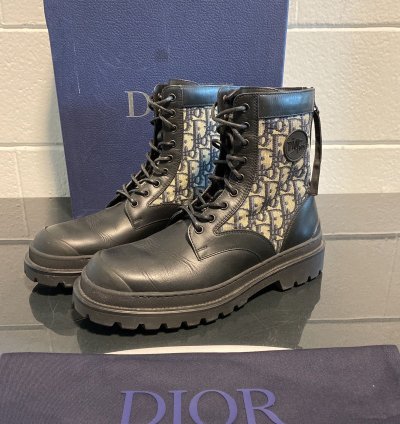 Boots Dior Black Beige