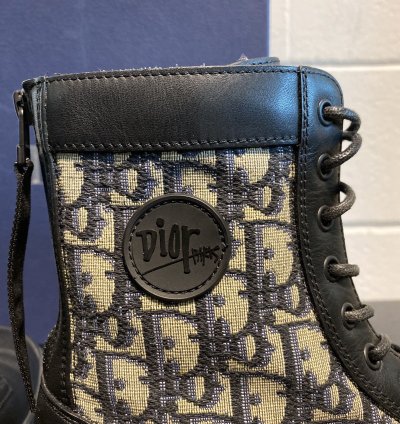 Boots Dior Black Beige