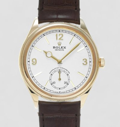 Rolex 1908 18k Yellow Gold 39 Mm