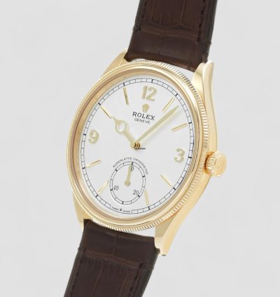 Rolex 1908 18k Yellow Gold 39 Mm