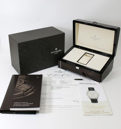 Patek Philippe Annual Calendar Chronograph 5905r-001 Used Mens Leather Strap Not Included Buckle Included