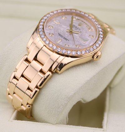 Rolex Day-date 2014 Day-date 39mm Meteorite Diamond Dial Master Piece 18948 Full Set